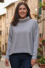 Moyet Nebbia Grey Cowl Neck Jumper