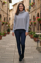 Moyet Nebbia Grey Cowl Neck Jumper