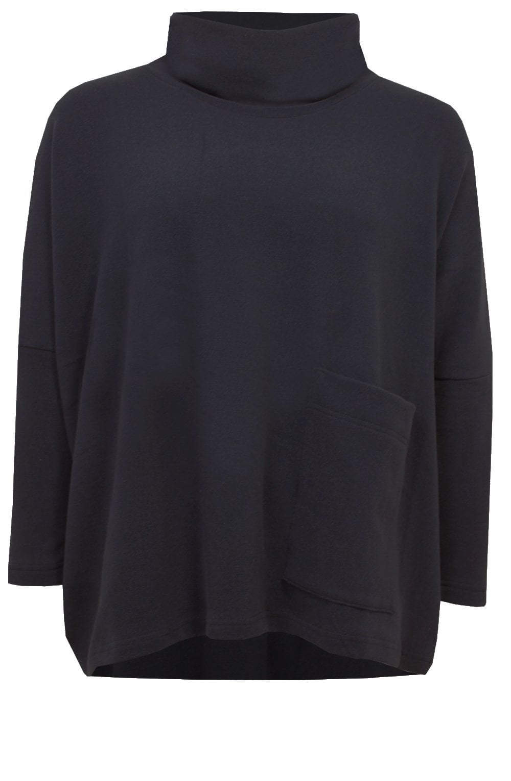 Navy High Neck Jumper