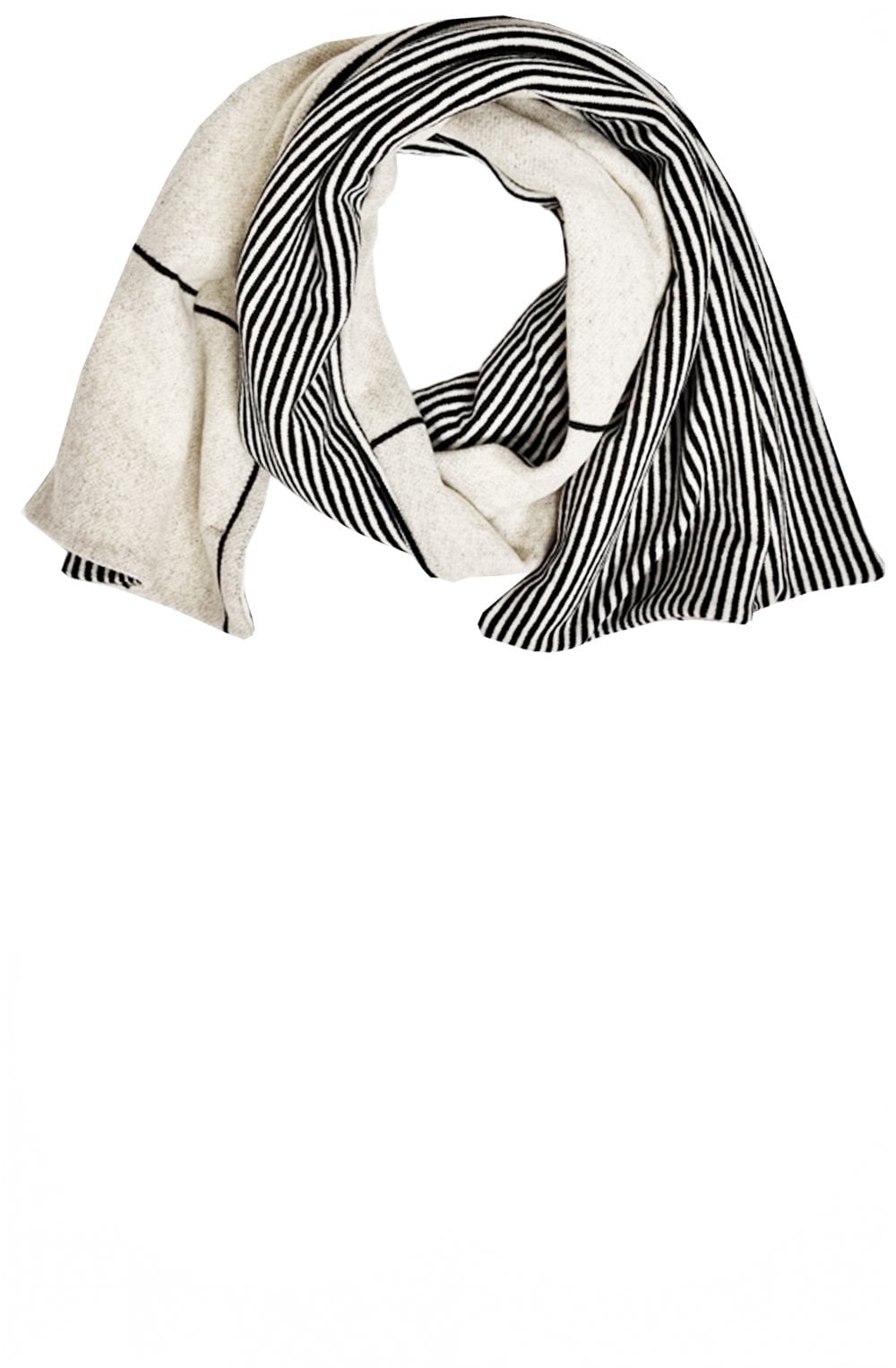 Nero Black and Stone Nule Scarf