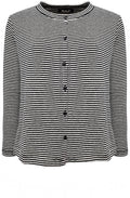 Nero Black Striped Cardigan