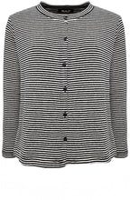 Nero Black Striped Cardigan