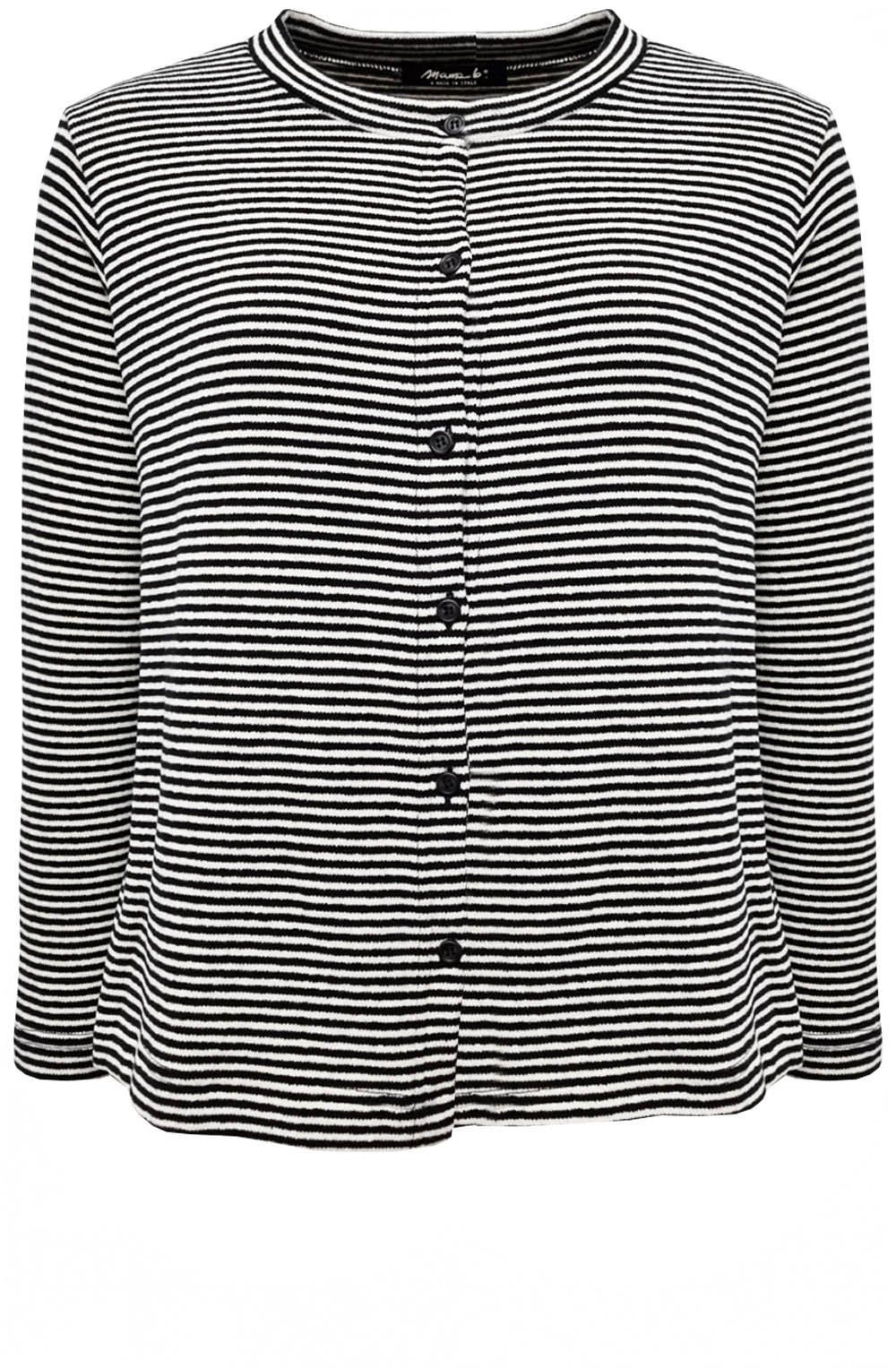 Nero Black Striped Cardigan