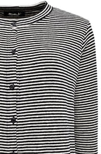 Nero Black Striped Cardigan