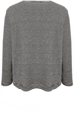 Nero Black Striped Cardigan