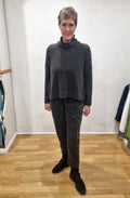 Ovo Moro Brown Ribbed Roll neck Jumper