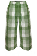 Polline Q Avocado Checked Culottes
