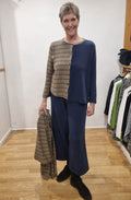 Polpa Blu and Mushroom Asymmetric Cardigan
