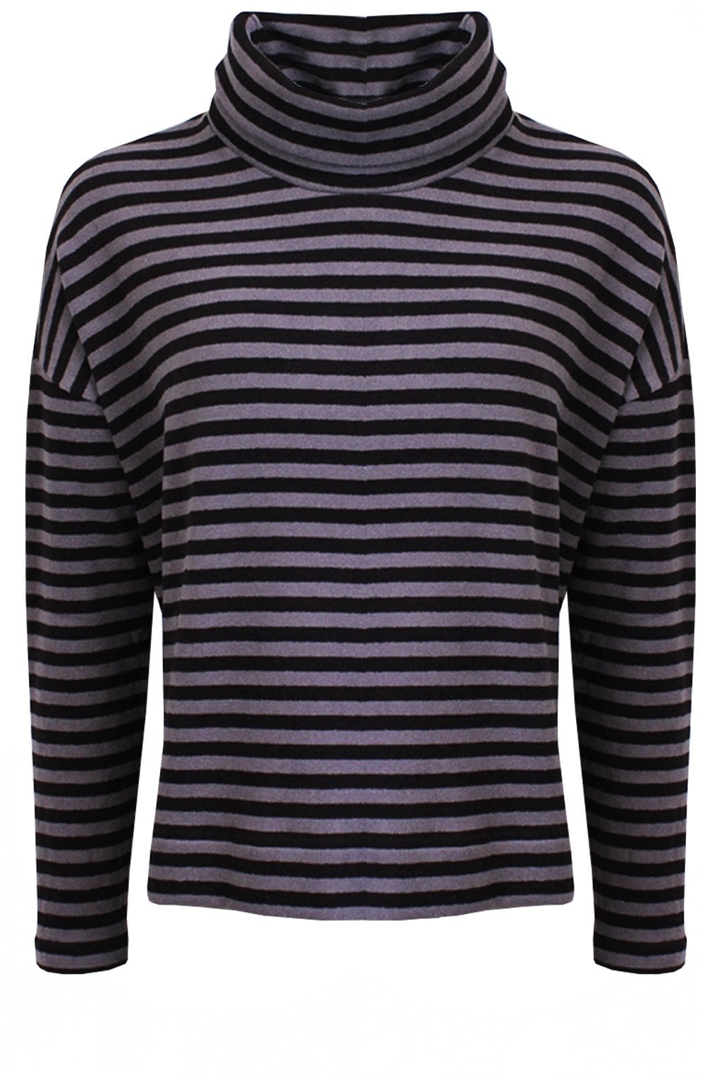 Purple and Lavender Moyet Cowl Neck Jumper