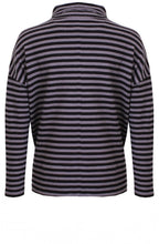 Purple and Lavender Moyet Cowl Neck Jumper