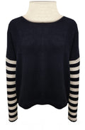 Quarzo Pink and Black Bulzi Jumper