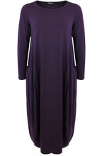Radicchio Tartufo Jersey Tulip Dress