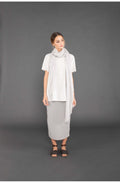 Recife Light Grey Crinkle Scarf