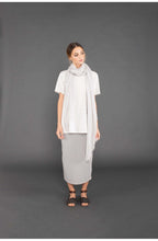 Recife Light Grey Crinkle Scarf