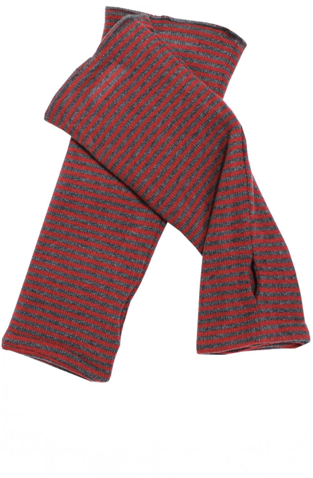 Red Striped Gloves