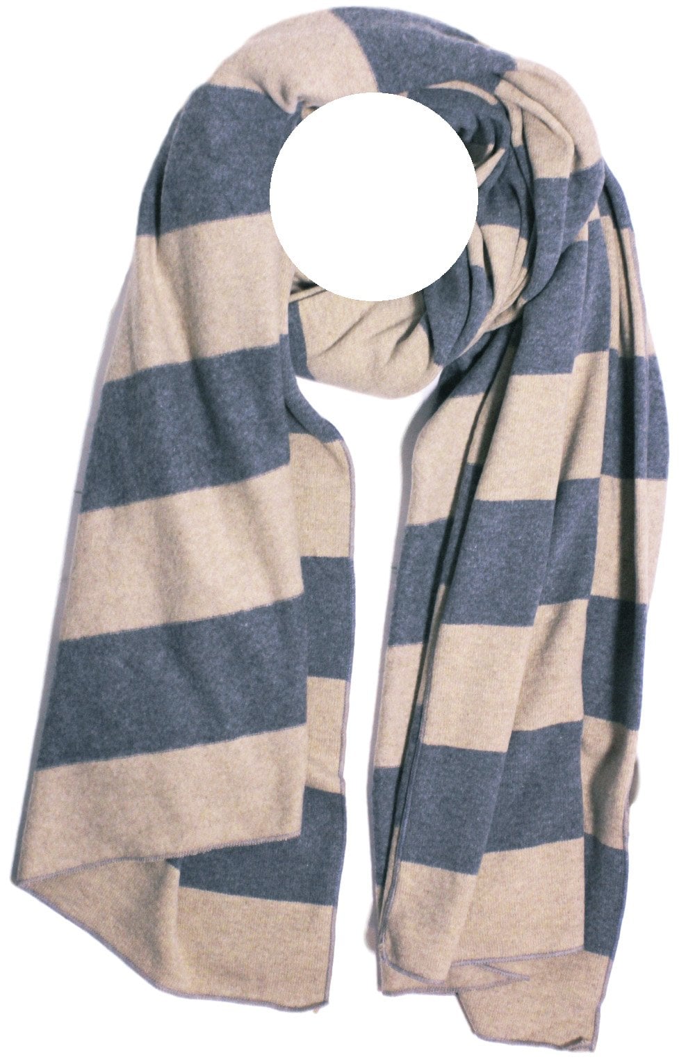 Segovia Striped Large Scarf