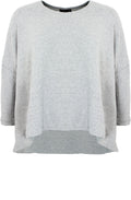 Siena Grey Oversized Sweater