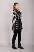 Striped Cowl Neck Jumper