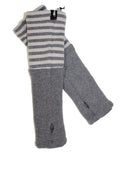 Striped Knit Wrist Warmers