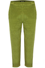Terra Green Corduroy Tapered Trousers