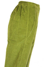 Terra Green Corduroy Tapered Trousers