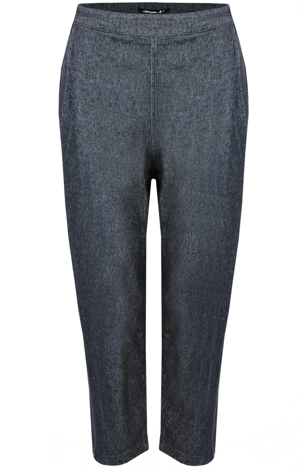 Terra Grey Soft Touch Tapered Trousers