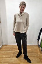 Terra Tgall Checked Velour Relaxed Trousers