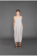 Tre Light Grey Jersey Dress