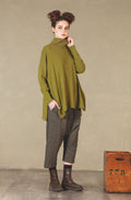 Zeppola Olio Cowl Neck Jumper