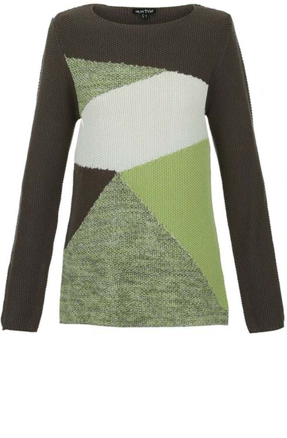 Abstract design knit Sweater
