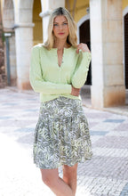 Apple Green Knit Cardigan