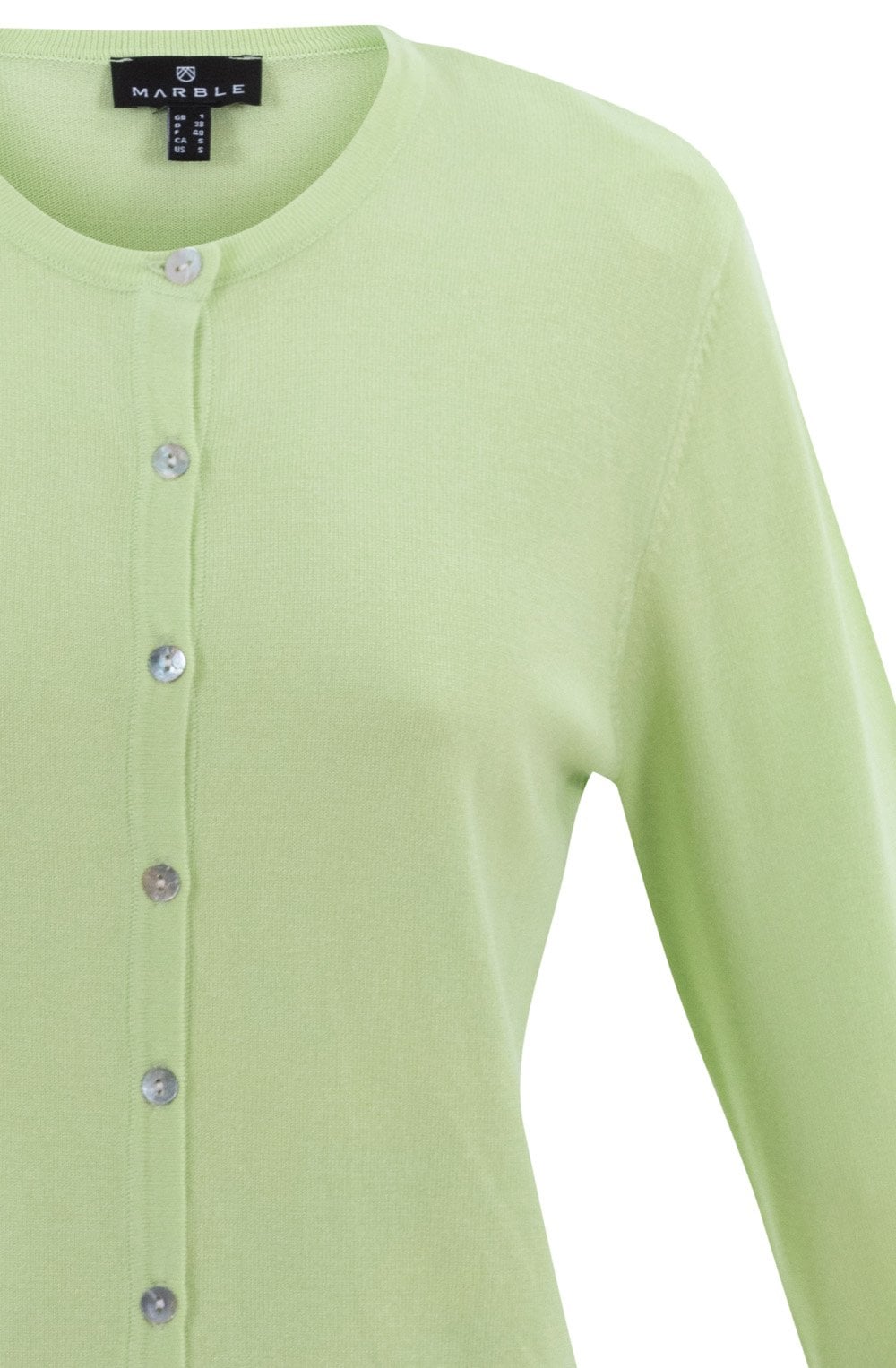 Apple Green Knit Cardigan