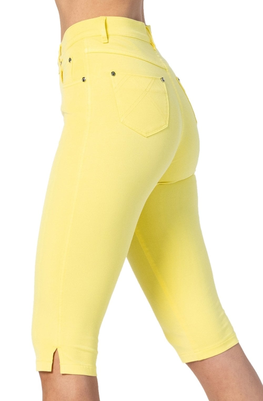 Banana Yellow Peddle Pushers