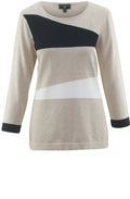 Marble Beige black and white Jumper