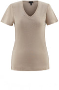Beige Diamante Sparkle T Shirt