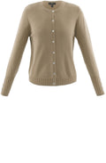 Beige Knit Cardigan