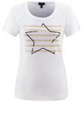 Beige Star and Stripes T Shirt