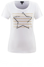 Beige Star and Stripes T Shirt