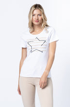 Beige Star and Stripes T Shirt