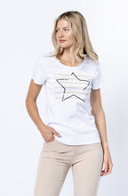 Beige Star and Stripes T Shirt