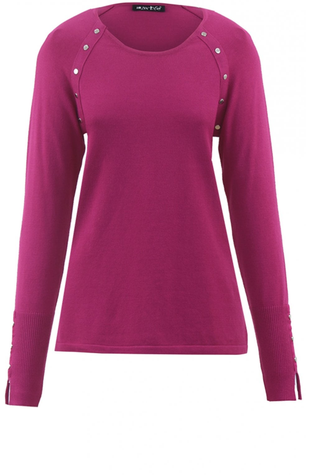 Berry Pink Fine Knit Jumper