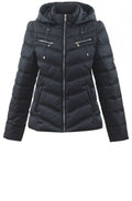 Black Quilted Coat