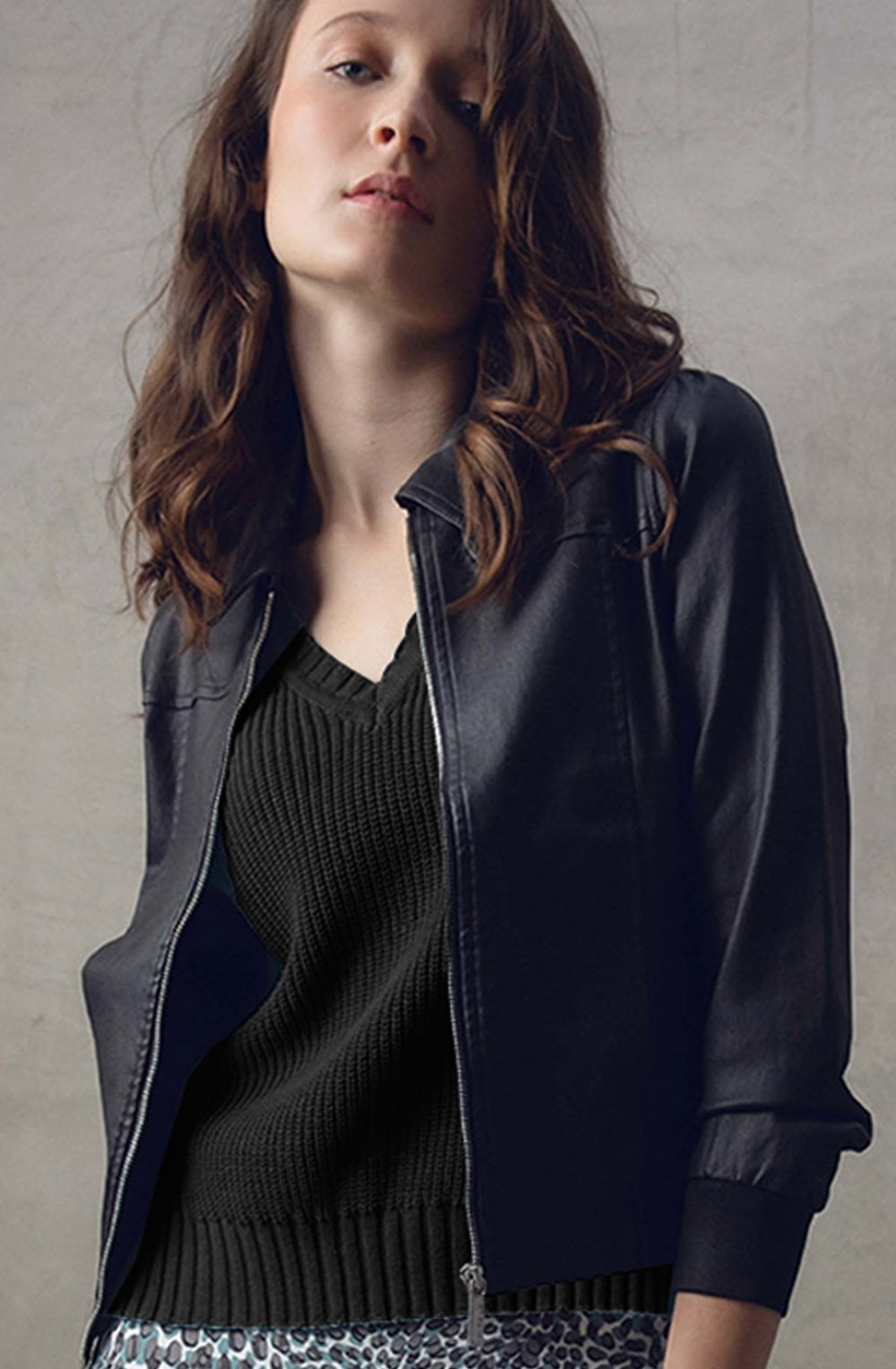 Black Chunky Knit Jumper