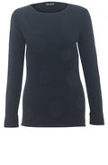 Black Circular Design Jumper