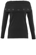 Black Cowl Neck Jumper