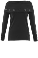 Black Cowl Neck Jumper