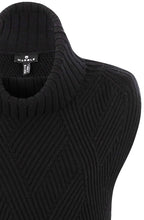 Black Cowl Neck Sleeveless Jumper