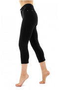 Black Cropped Jeans