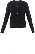 Black Fine Knit Cardigan