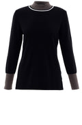 Black High Neck Jumper